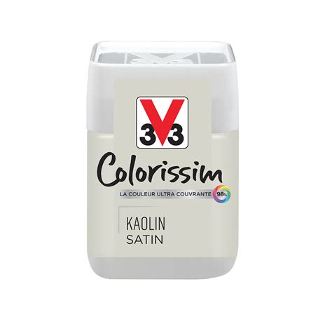 Testeur Peinture Colorissim Kaolin Satin 75ml Bricorama