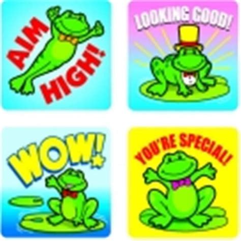 Carson Dellosa Frog Sticker Set Pack 120