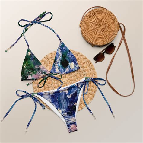 Womens Beach Bikini Set Ocean Fresh Etsy