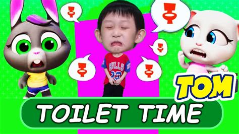 🚽 Toilet Drama In My Talking Tom Friends In Real Life New Game Youtube