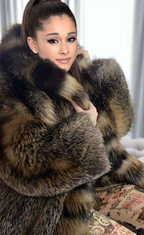 Ariana Grande Fur Coat Fake By Furfiend0 On Deviantart