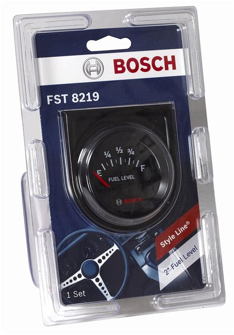 Bosch Sp0f000056 Style Line 2 Electrical Fuel Level Gauge Black Dial