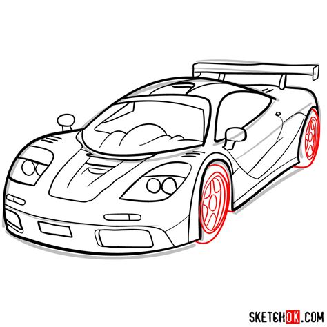 How To Draw The Legendary Mclaren F A Step By Step Tutorial