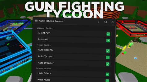 Gun Fighting Tycoon Script Silent Aim Insta Kill Auto Rebirth Auto Tycoon Youtube