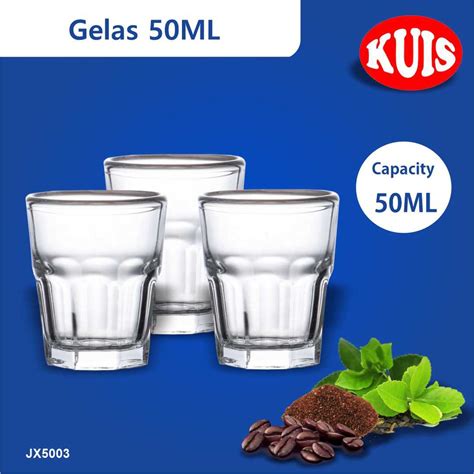 Jual Gelas Small Ml Tes Kopi Pokal Gelas Snaps Kaca Bening Clear