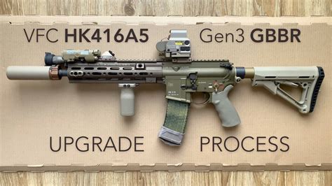 Vfc Hk416 Gbbr Gen3 Upgrade Process Airsoft Replica Youtube