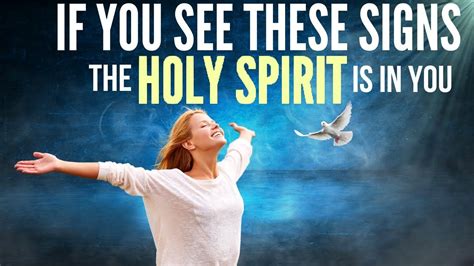 10 CLEAR SIGNS You Have The Holy Spirit Christian Motivation INVITE