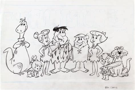 The Flintstones Model Sheet Cartoon Drawings Character Model Sheet