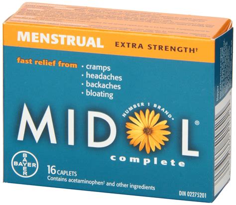 Midol Complete Extra Strength, 16 Caplets – Green Valley Pharmacy 
