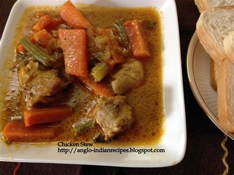 Anglo Indian Recipes By Bridget White Chicken Stew