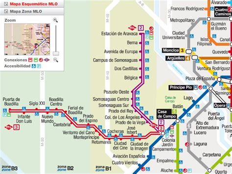 Espa A Madrid L Neas Del Metro Ligero Ml Y Ml Lineas Del Metro