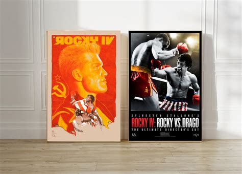 Rocky Iv Poster Classic Movie Canvas Poster Unframe Multiple Choice ...