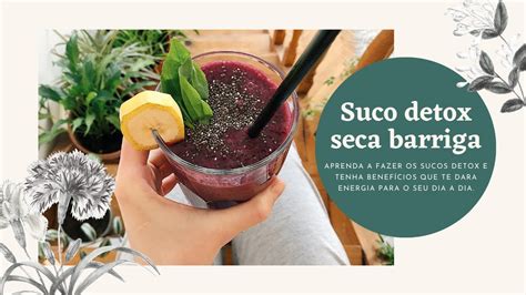 Suco Detox Seca Barriga e Queima Gordura Verão 2020 YouTube