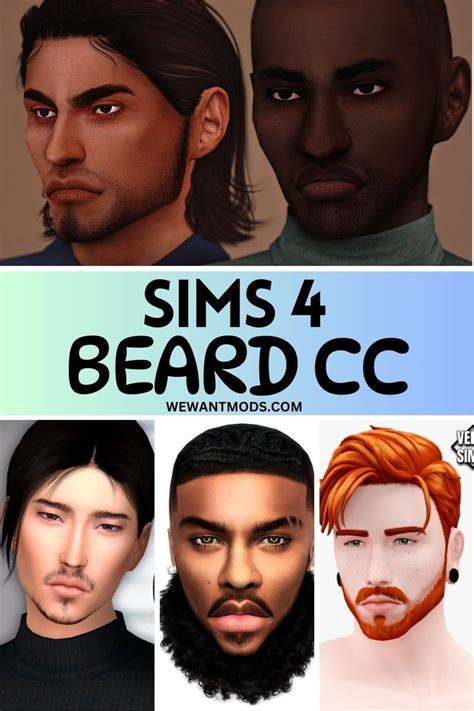 Must Have Sims Beard Cc Soul Patches Stubble Goatees More In