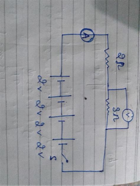 Draw The Schematic Diagram Of An Electric Circuit Consisting Of A