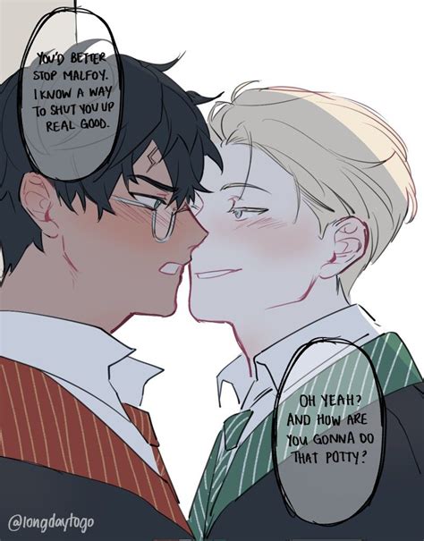 Drarry Fanart By Longdaytogo On Twt Drarry Fanart Harry Potter Comics Harry Potter Anime