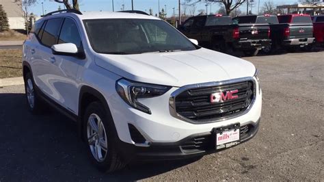 2018 Gmc Terrain Awd Sle Navigation 2 Litre Engine White Oshawa On