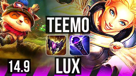 Teemo And Jhin Vs Lux And Ezreal Sup Rank 2 Teemo 2000 Games 43k Dmg