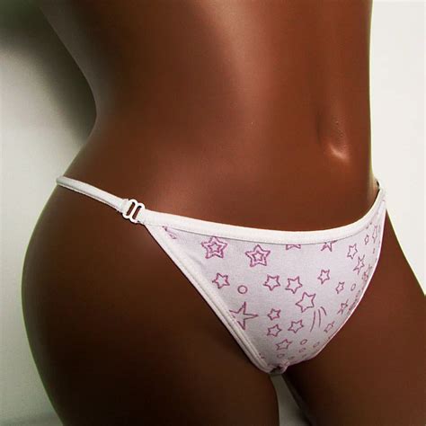 Women Cotton Panties White Stars Ovi Sexy Briefs For Women Daily Wear