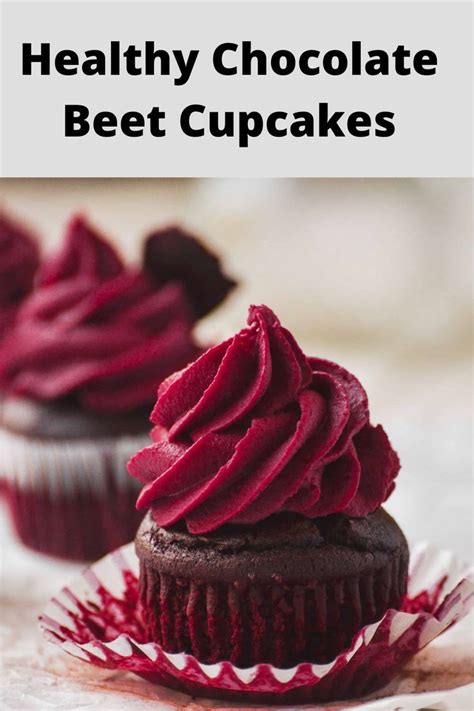 Decadent Chocolate Beet Cupcakes