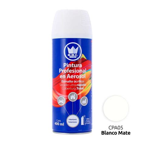 Pintura Acr Lica En Aerosol Blanco Mate Ml Cpa Corona