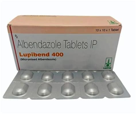 400mg Lupibend Albendazole Tablets Ip At Rs 200 Box Albendazole Tablets In Jodhpur Id