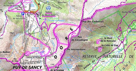 Les plus belles randonnées sur le Puy de Sancy Cartes IGN et topo de