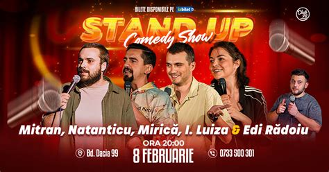 Bilete Stand Up Comedy Cu Dragos Mitran Cosmin Natanticu Sergiu