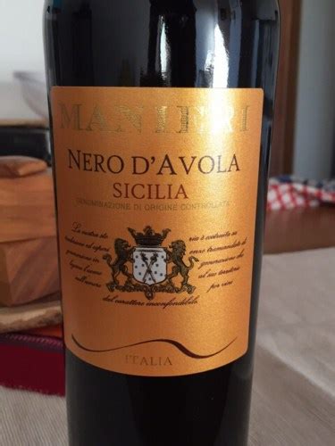 Manieri Nero Davola Vivino Us