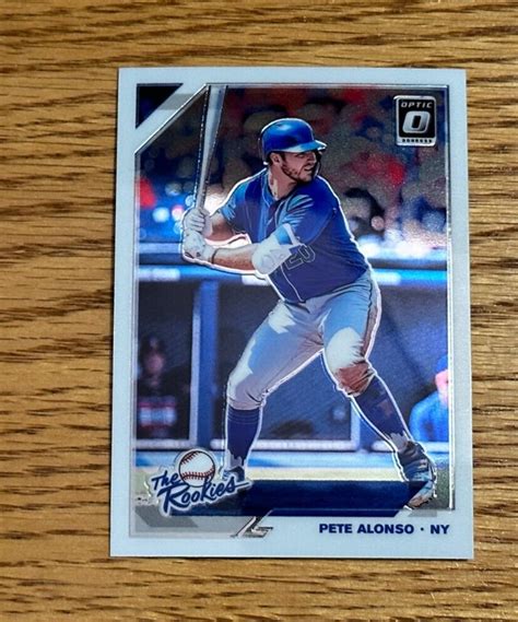 Panini Donruss Optic The Rookies Tr Pete Alonso Rc For