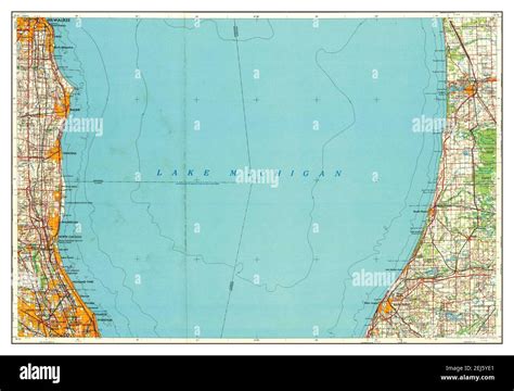 Map of racine wisconsin Cut Out Stock Images & Pictures - Alamy