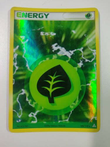 Grass Energy 105 110 Reverse Holo EX Holon Phantoms Rare MP EBay