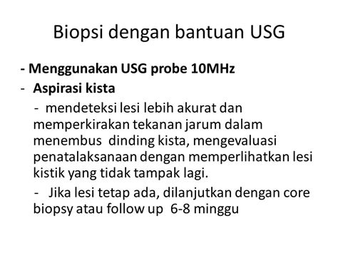 Biopsi Payudara Dengan Bantuan Pencitraan Yang Invasif Minimal Ppt