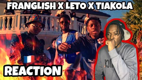 AMERICAN REACTS TO FRENCH RAP FRANGLISH Biberon Feat Tiakola