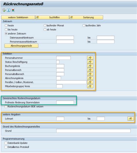 Rückrechnungsanstoß im SAP HCM L3 Consulting GmbH