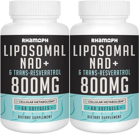 Amazon Rhamoph Liposomal Nad Mg With Trans Resveratrol Mg