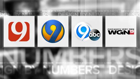 Notable Channel 9 TV station logo designs - NewscastStudio