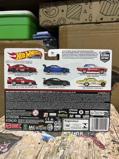 Hot Wheels Premium Pack Pandem Subaru BRZ Lexus RC F GT Hobbies Toys Toys Games On