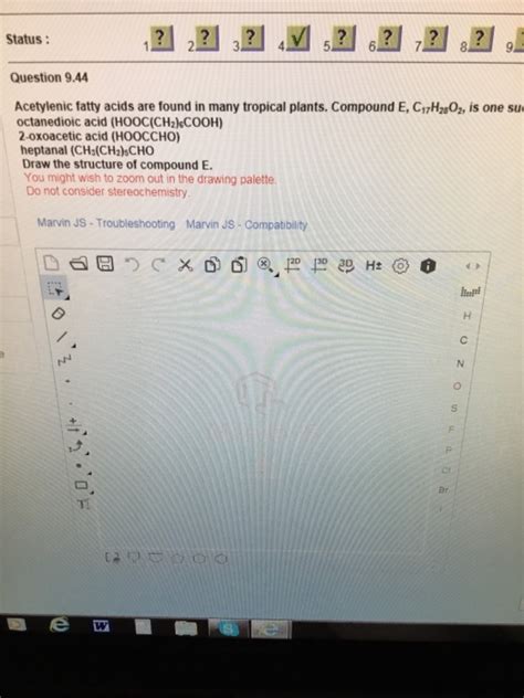 Solved Acetylenic Fatty Acids Are Found In Many Tropical Chegg