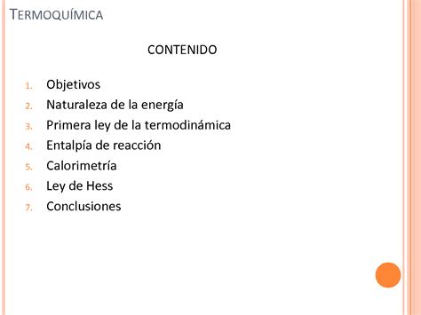 SOLUTION Unidad 3 Introducci N A La Termoqu Mica Studypool