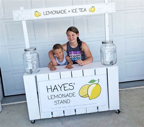 Easy Build Lemonade Stand Diy Lemonade Stand Lemonade Stand Diy