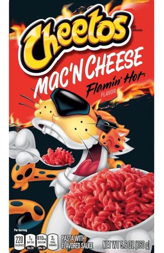 Cheetos Macarrones Mac And Cheese Flamin Hot Caja 160g Meses Sin