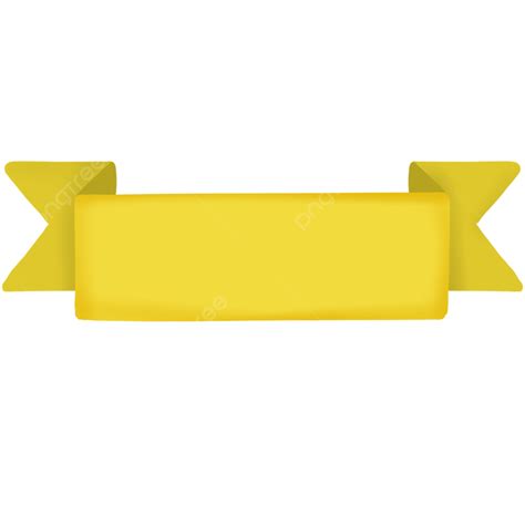 Yellow Banner Clip Art