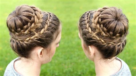 Braided Beehive Full Hair Tutorial Youtube