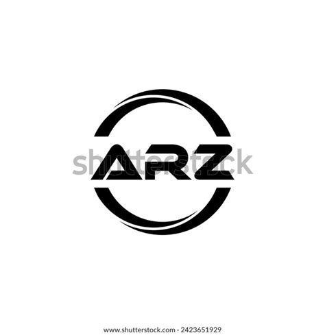 Arz Letter Logo Design Inspiration Unique Stock Vector Royalty Free