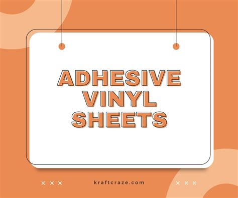 Adhesive Vinyl – Kraft Craze