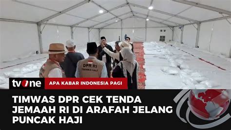 Timwas Cek Tenda Jemaah RI Terdapat Fasilitas Yang Kurang Memadai