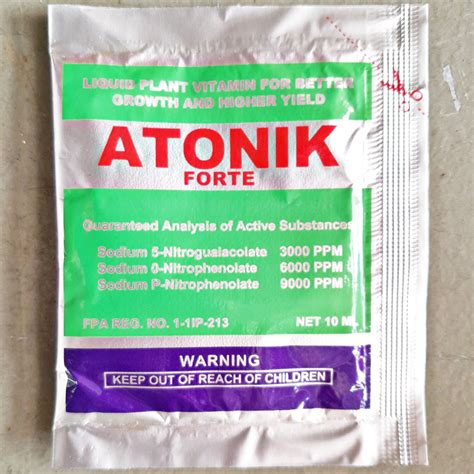 Atonik Forte Foliar Fertilizer Ml Sachet Liquid Plant Vitamin For