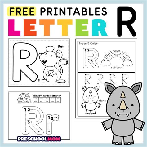 Letter R Preschool Printables Preschool Mom Worksheets Library