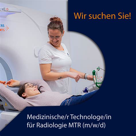 Medizinische R Technologe In F R Radiologie Mtr M W D Radiologie